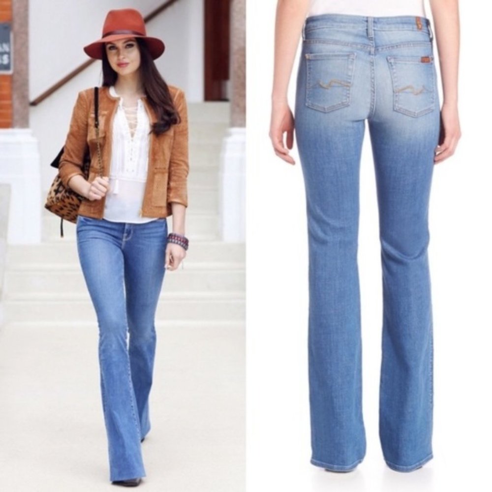 7 For All Mankind Kimmie Bootcut Jeans Sz 26 NWT